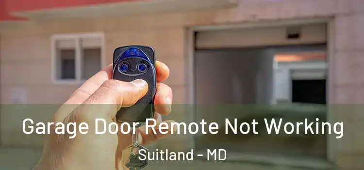  Garage Door Remote Not Working Suitland - MD