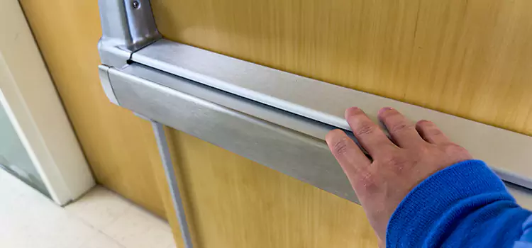 Installing a Push Bar on a Door Suitland